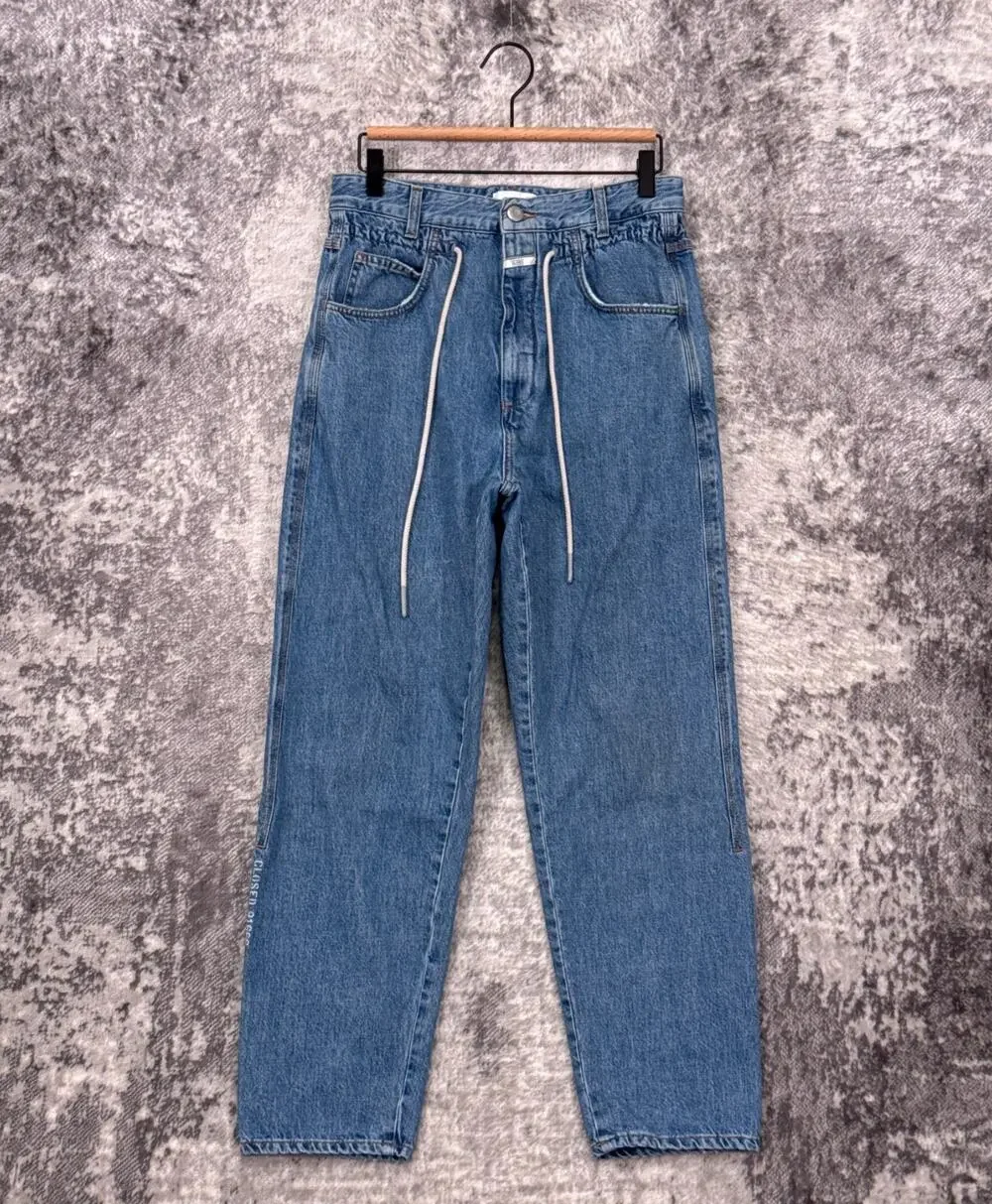 Closed Denim Jeans 26 Womens Lexi High Rise Straight Fit Tie Waist
